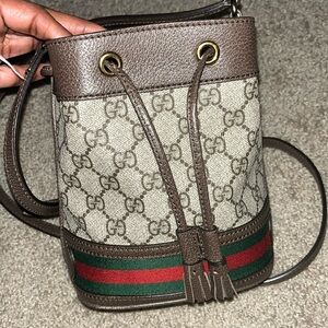 Gucci Brown and Beige Mini Bag